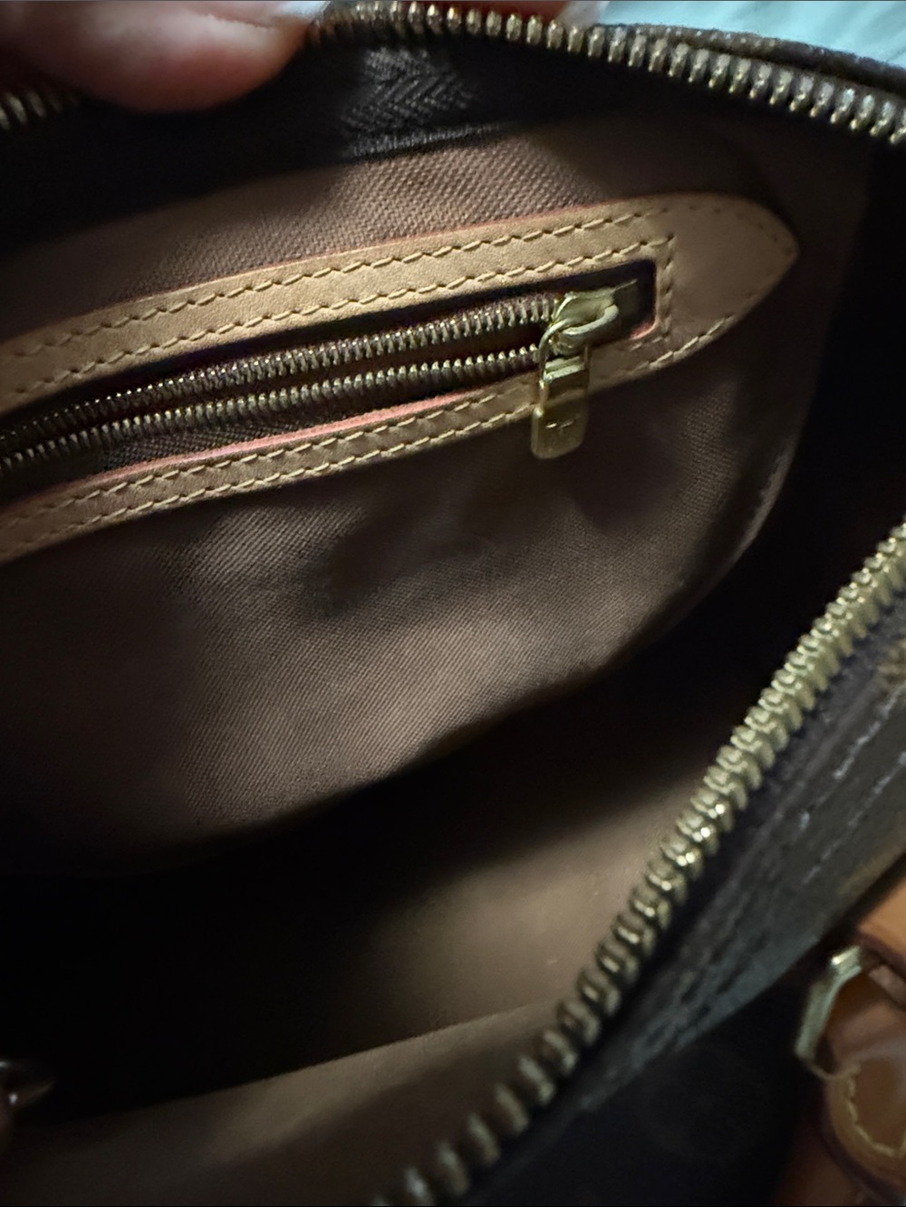 Louis Vuitton Brown Monogram speedy bandouliere 25 - Picture 9 of 13